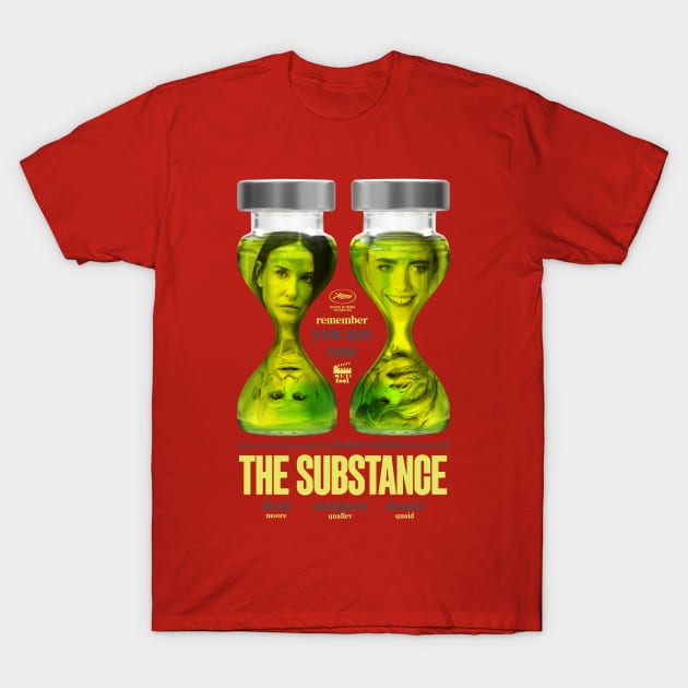 The Substance hourglass - Light T-Shirt by CineFeel